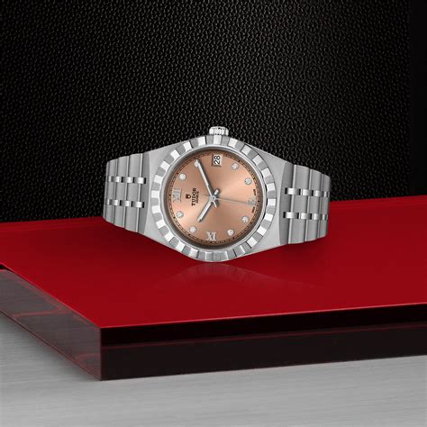 tudor watch with diamonds|tudor royal 34mm.